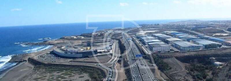 Vista aérea de la costa de Jinámar donde tuvo lugar el suceso/Antonio Alí.